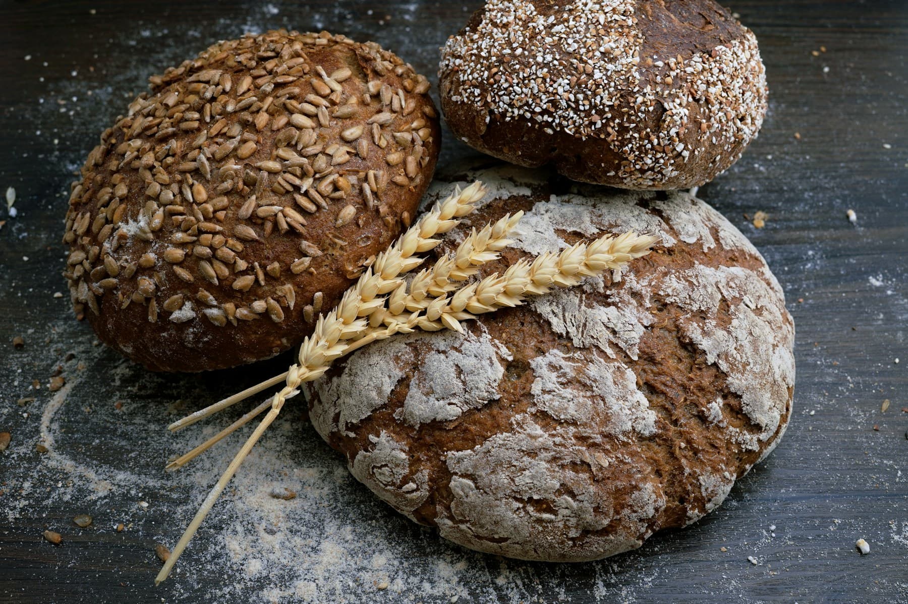Fresh artisan sourdough and seeded bread from our wholesale bakery